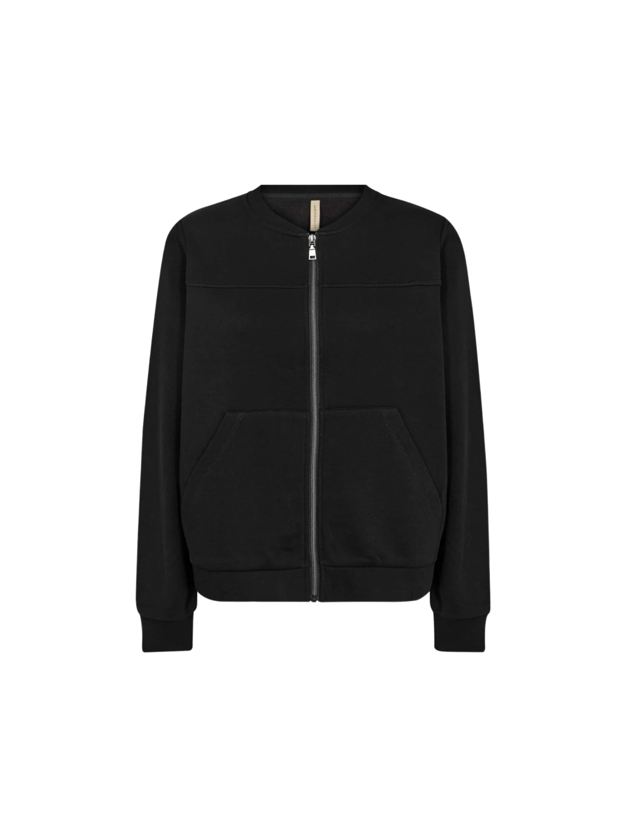 Soyaconcept Sweatjakke i sort: forside