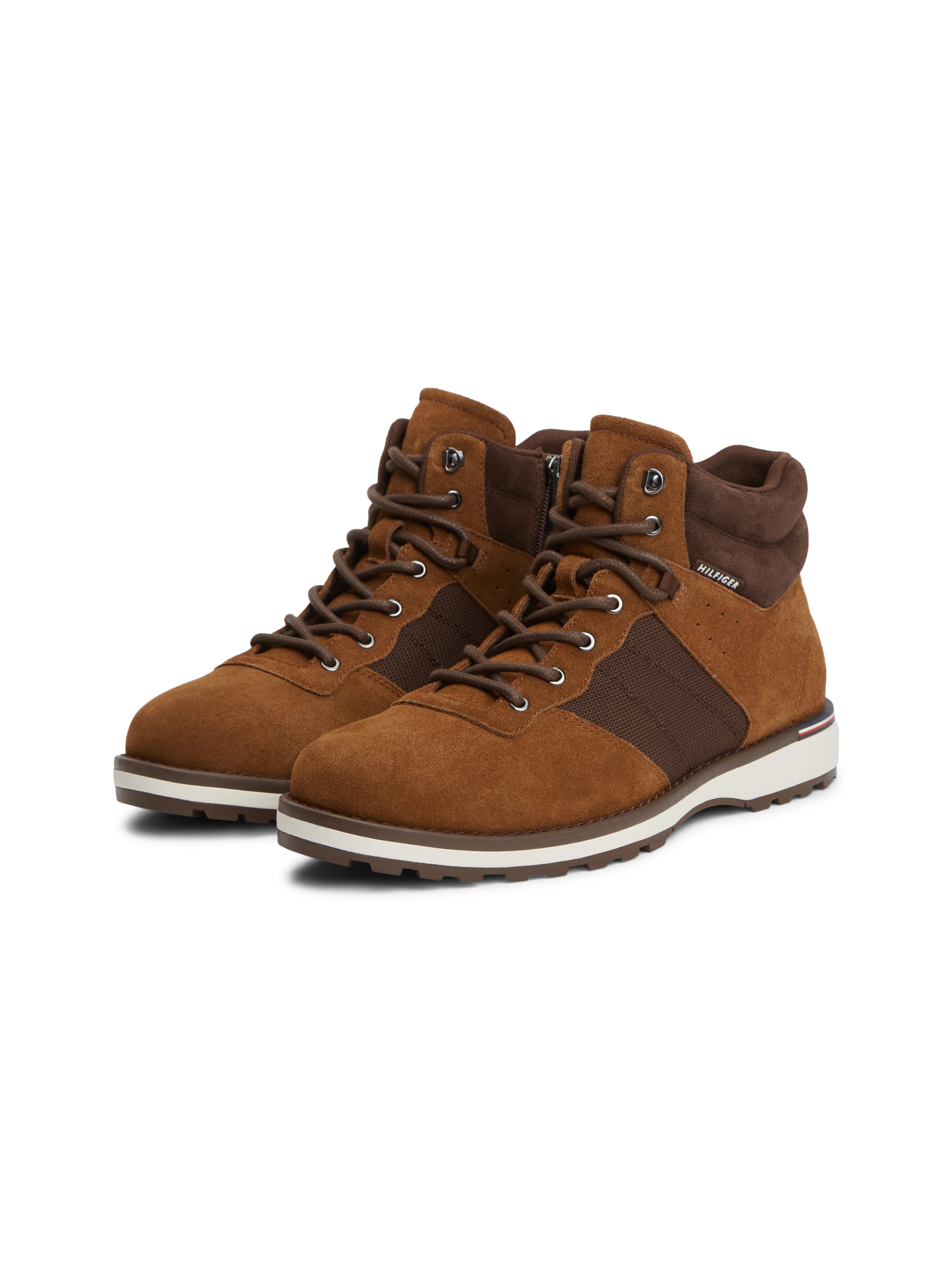 TOMMY HILFIGER Veterboots 'Corporate' in Bruin