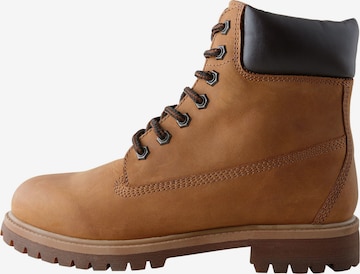 Next Lace-up boots in Brown: front