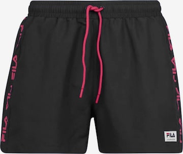 FILA Swimming Trunks in Black: front