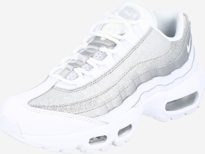 Nike Sportswear Sneaker low 'WMNS NIKE AIR MAX 95' i lysegrå / sølv / hvid, Produktvisning