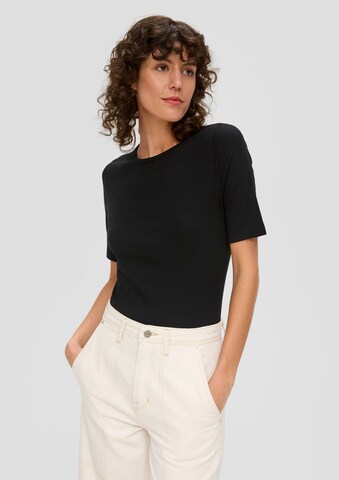 T-shirt s.Oliver en noir : devant
