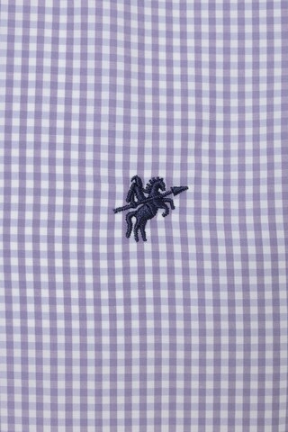 DENIM CULTURE Regular fit Button Up Shirt 'MIKE' in Purple