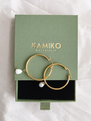 Kamiko Oorbellen 'ÉLISE PEARL' in Goud