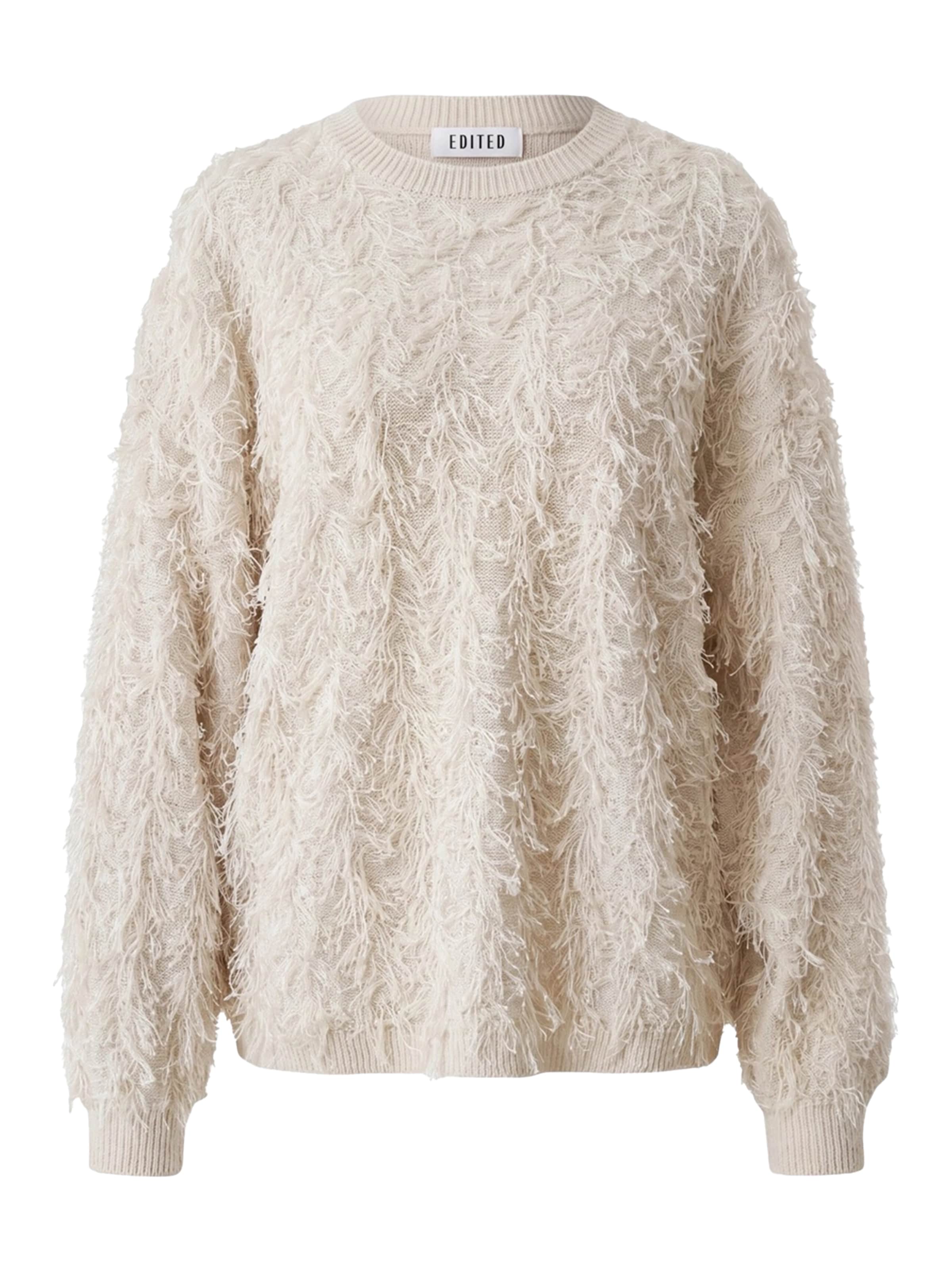 Pullover 'Bailee' di EDITED in beige: frontale