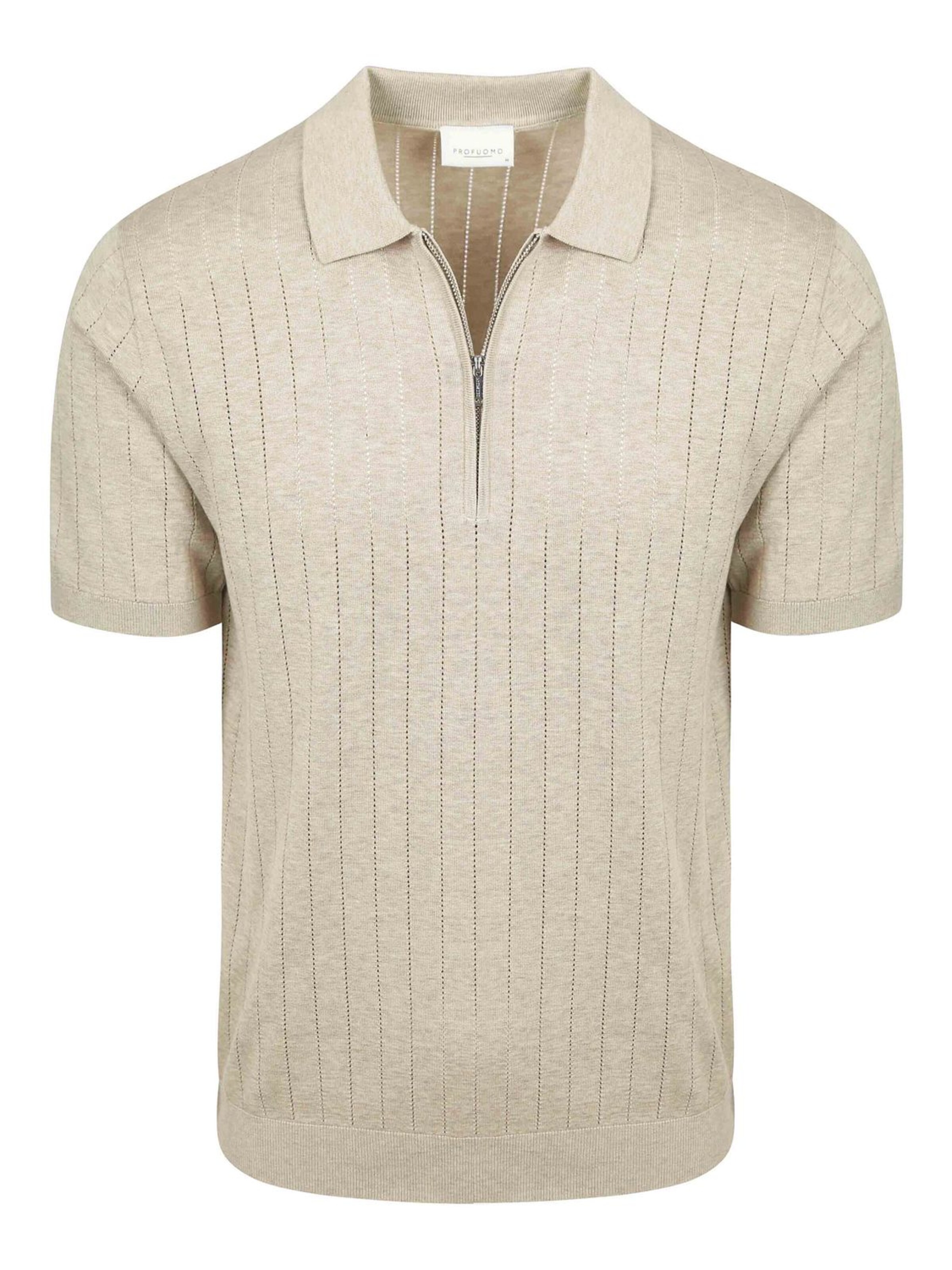 Profuomo Shirt‌‌‌‌‌‌‌‌‌ in Beige: Vorderseite
