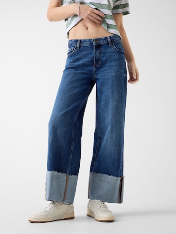 GUESS JEANS - Pierna ancha Vaquero en azul: frente