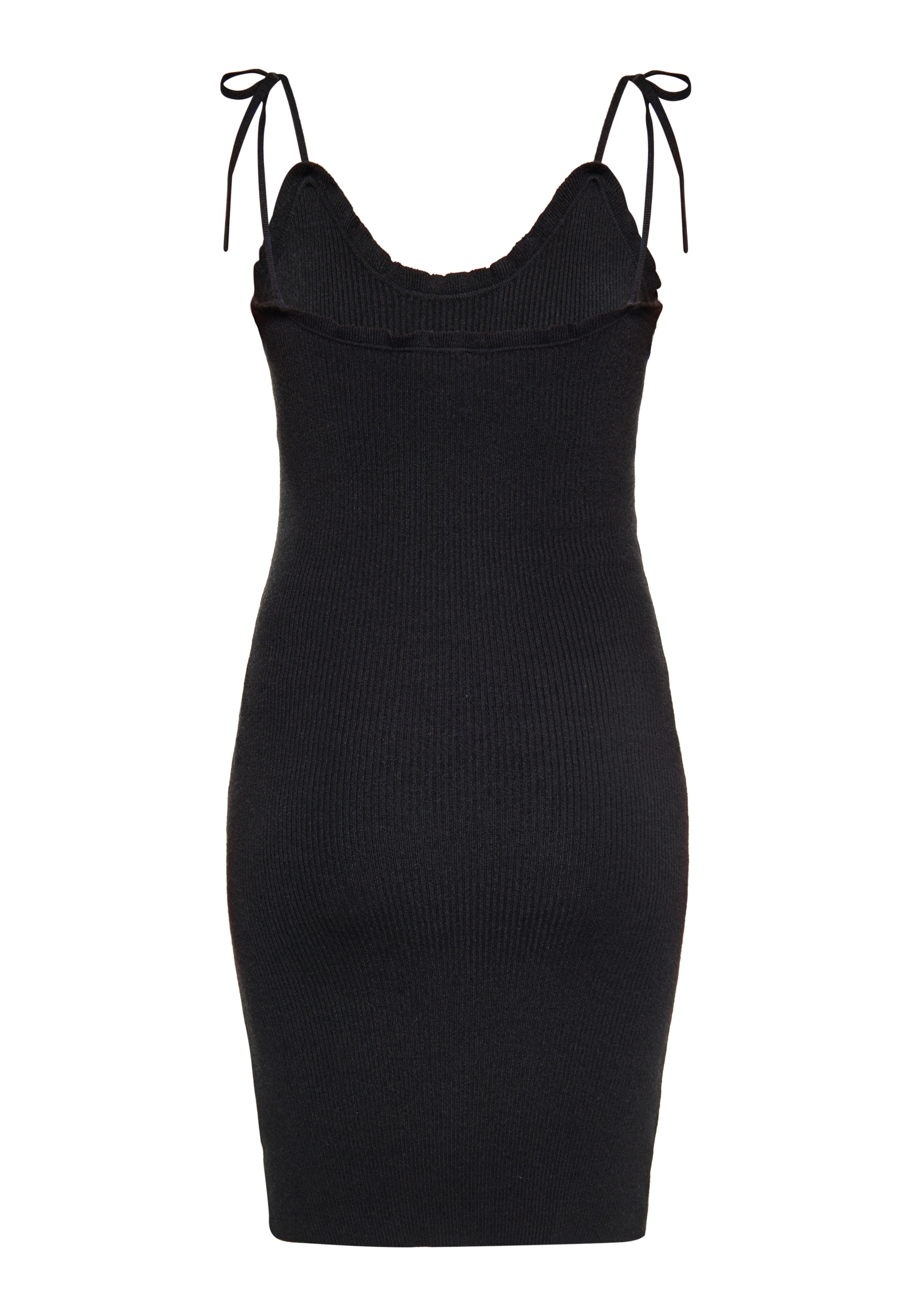 MYMO Πλεκτό φόρεμα σε μαύρο