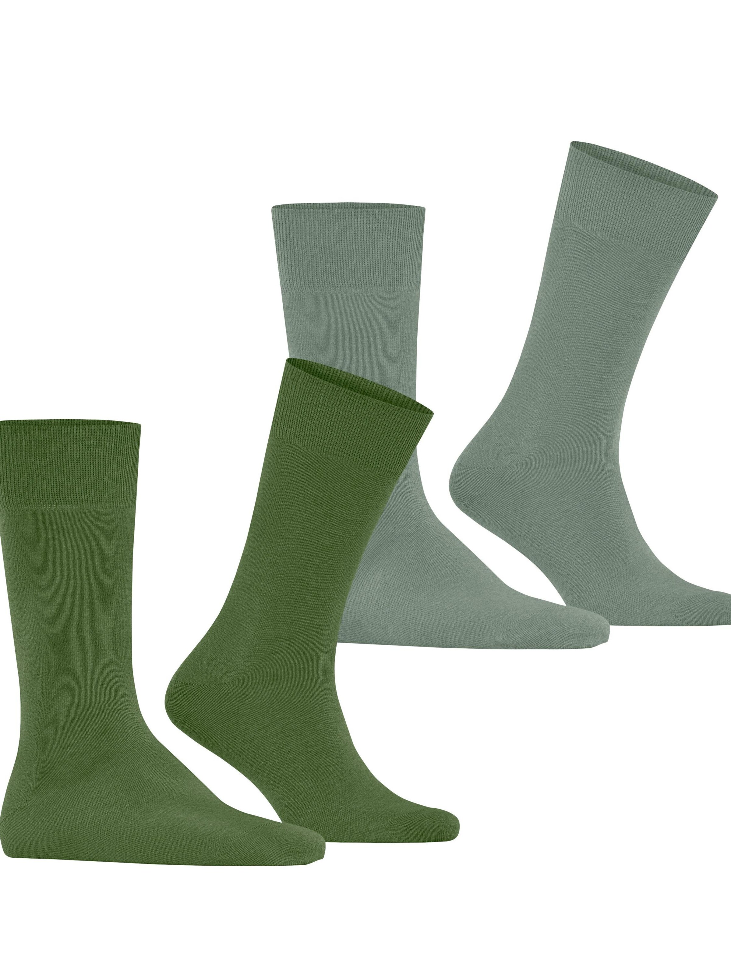 BURLINGTON Socks 'Everyday 2-Pack' in Green