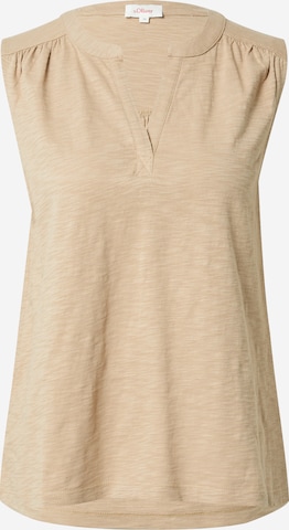 s.Oliver Blus i beige: framsida