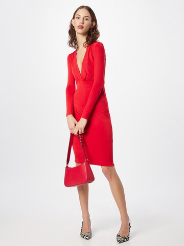 WAL G. - Vestido 'RACHAEL' en rojo