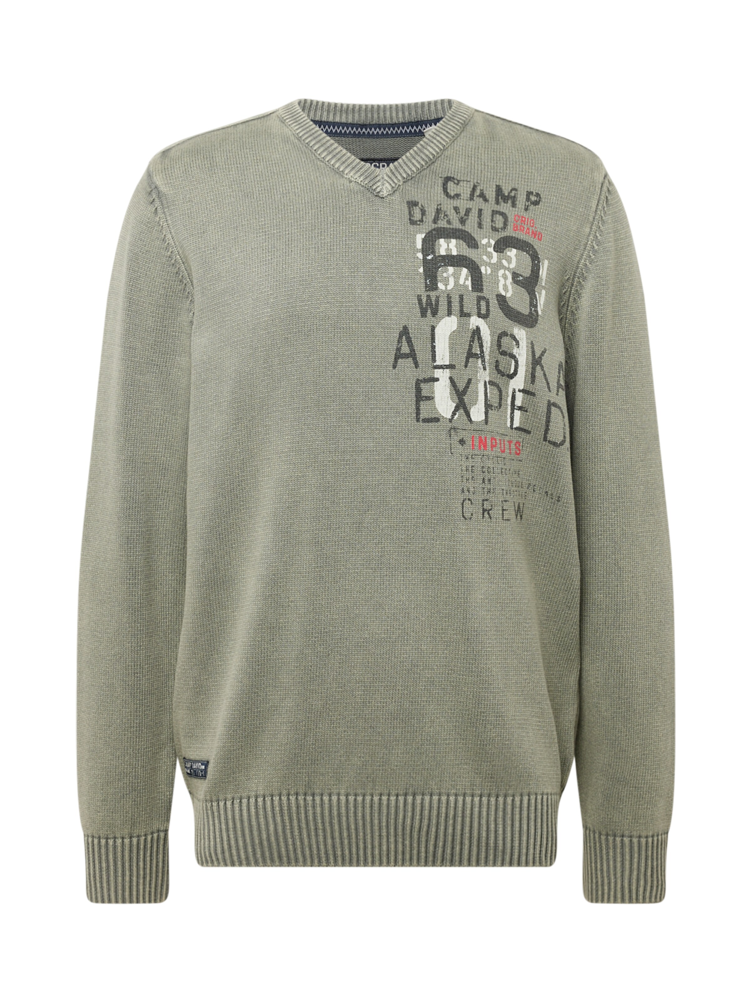 Pullover di CAMP DAVID in verde: frontale