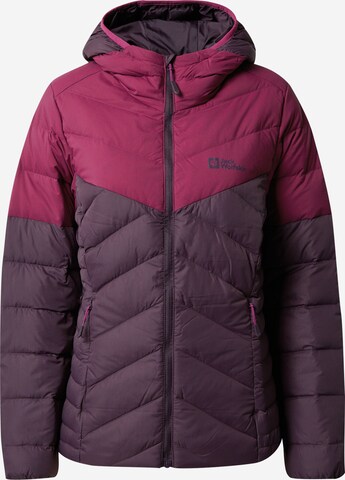 JACK WOLFSKIN Sports jacket in Purple: front