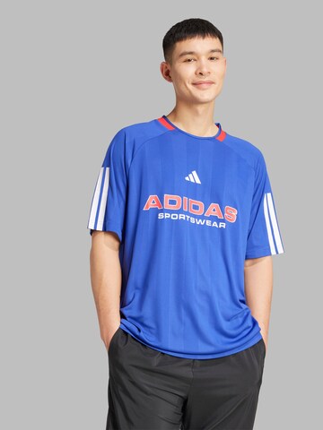 ADIDAS SPORTSWEAR Performance shirt 'TIRO' in Blue: front