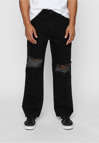 2Y Premium Flared Jeans 'Anduin' in Black: front
