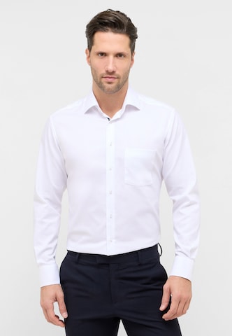 ETERNA Regular fit Business shirt in White: front