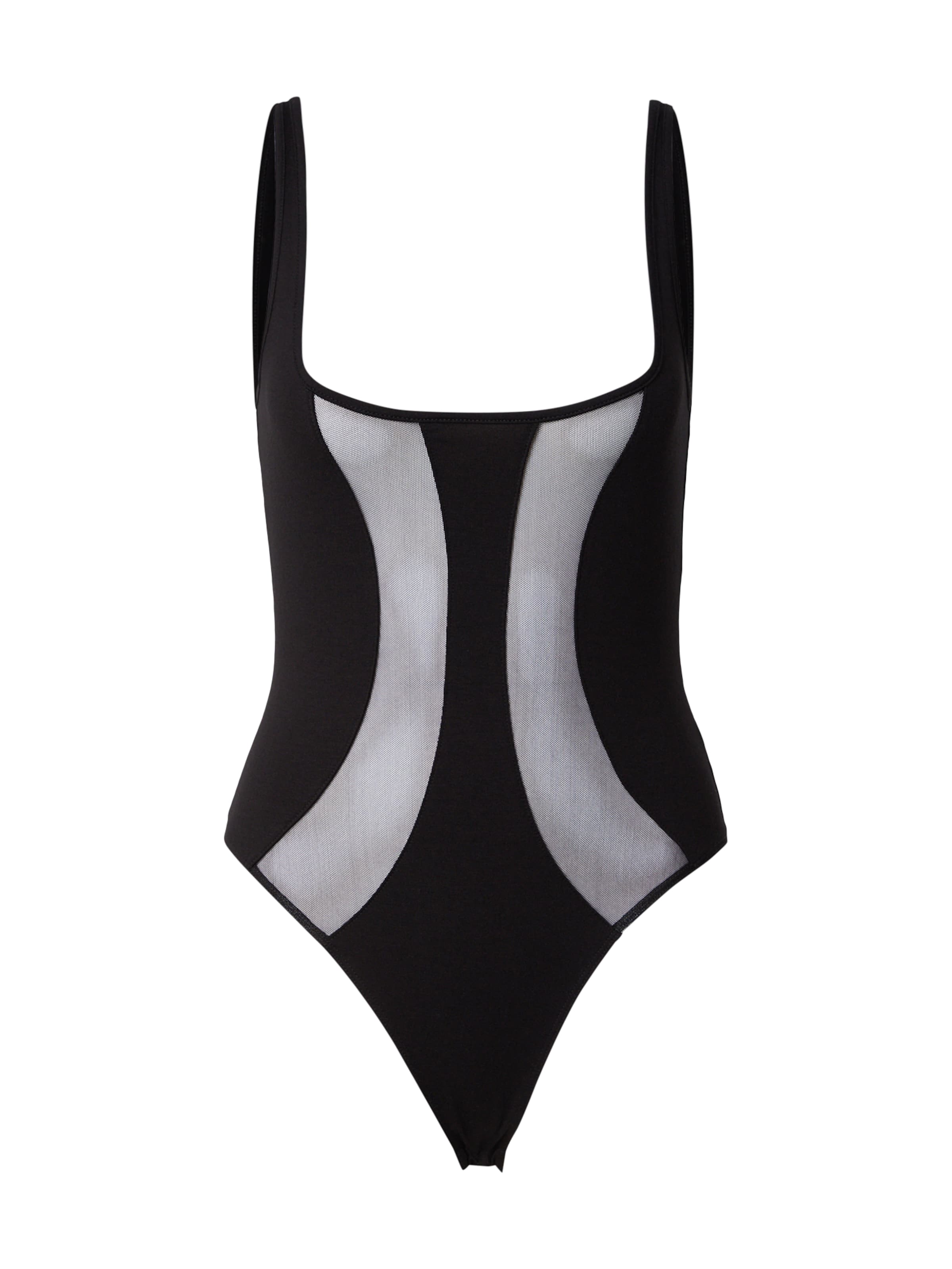 ABOUT YOU Shirtbody 'Ella' in Schwarz: Vorderseite