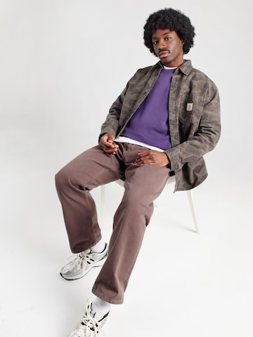 Felpa 'ESSENTIAL' di Abercrombie & Fitch in lilla