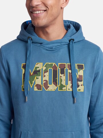 salzhaut Sweatshirt 'Heff - Moin' in Blue: front