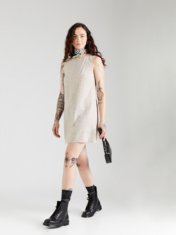 Monki Платье в Бежевый