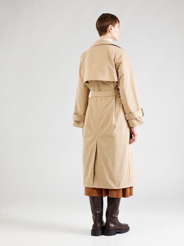 VILA ROUGE Between-Seasons Coat 'VIANNA' in Brown