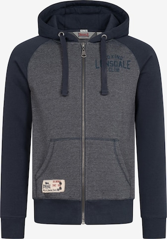 LONSDALEGornji dio trenirke 'Slough' - plava boja: prednji dio