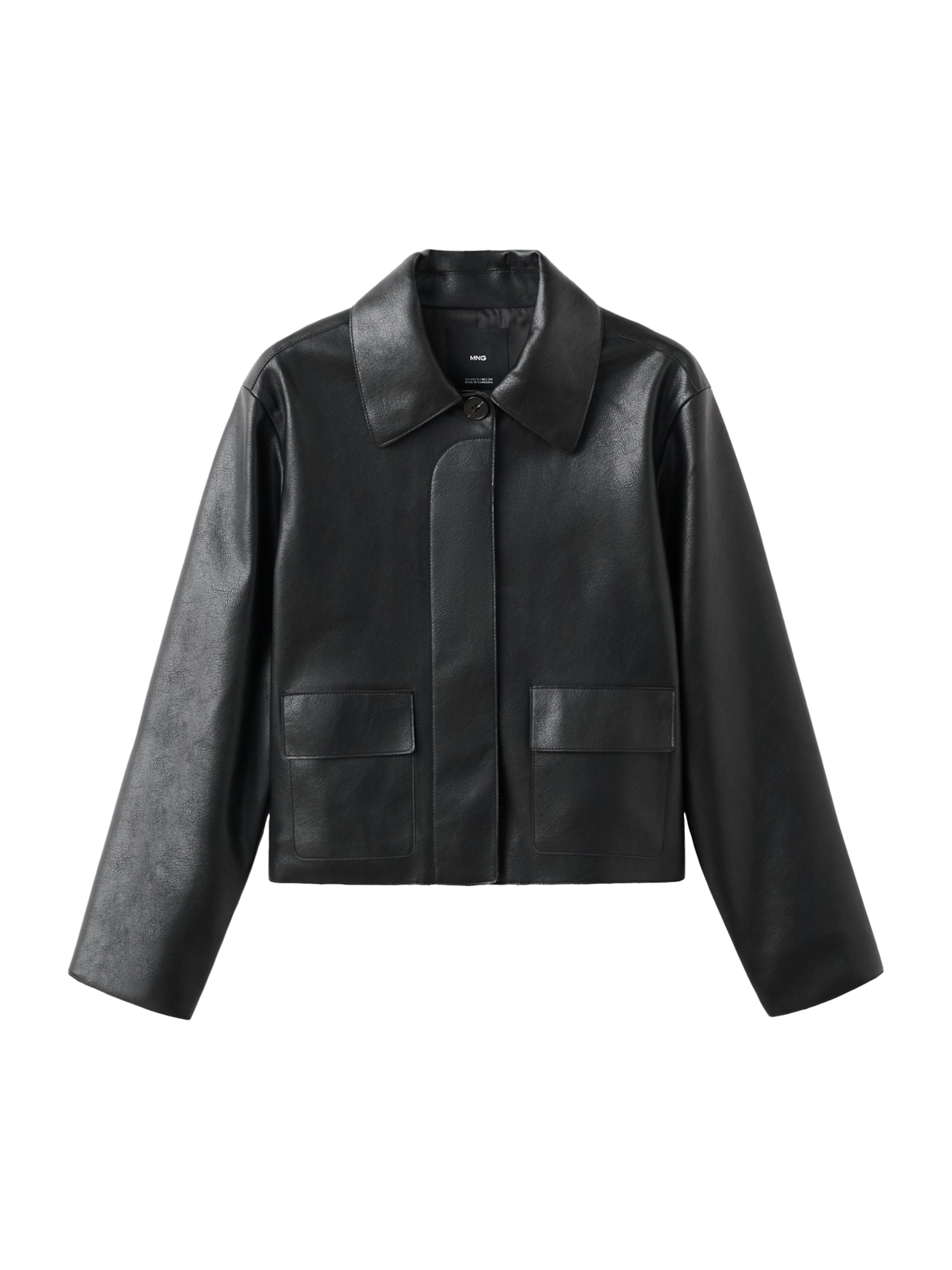 MANGO Övergångsjacka 'Sabina' i svart: framsida