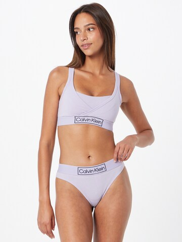 Calvin Klein Underwear Tanga – fialová