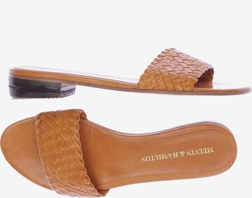 MELVIN & HAMILTON Sandals & High-Heeled Sandals in 39 in Orange: front