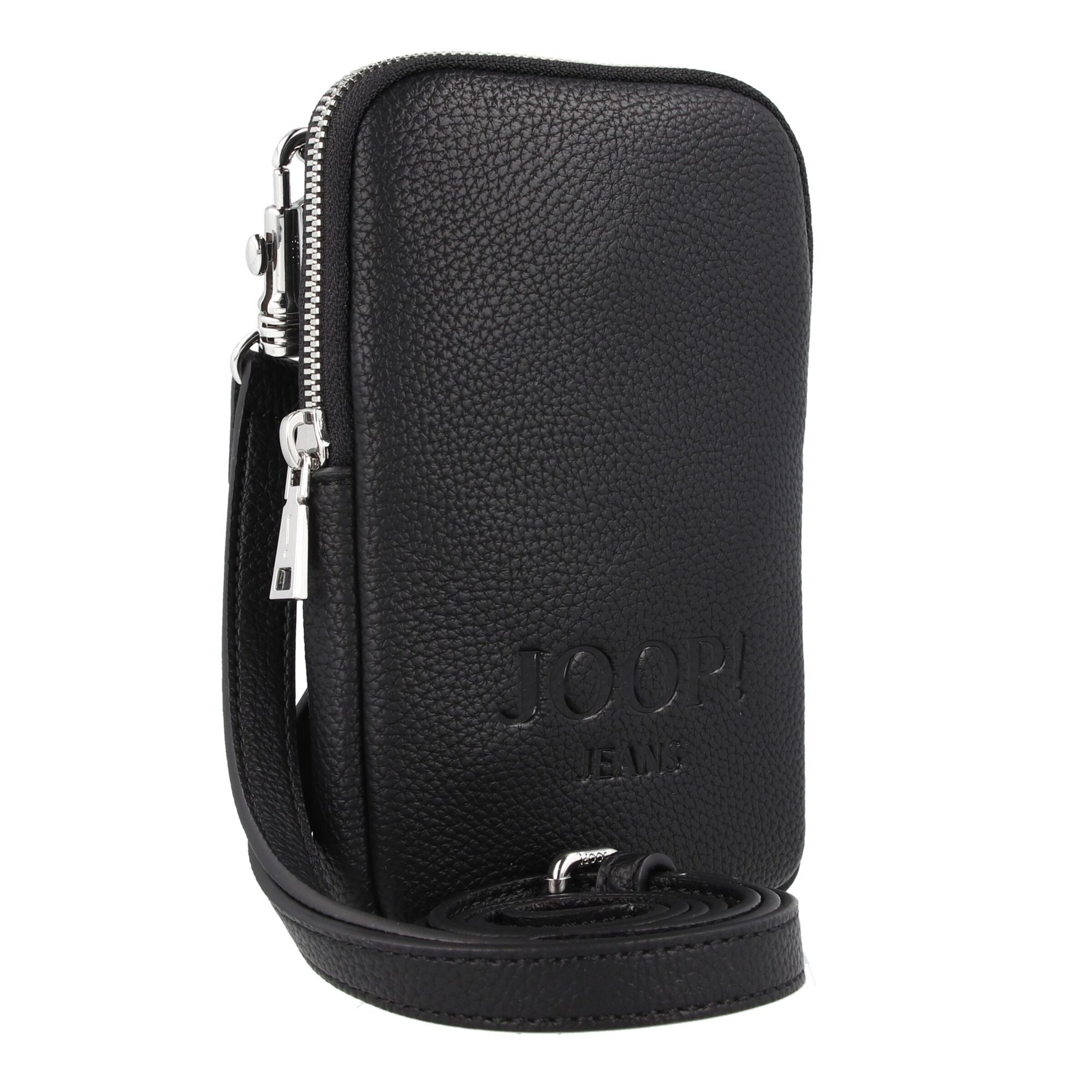 JOOP! Jeans Handytasche 'Lettera 1.0 Bianca' in Schwarz