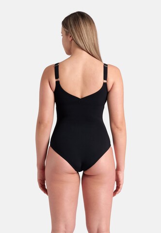 ARENA Bustier Formgivende badedragt 'SHAPEWEAR ADELE C-CUP' i sort