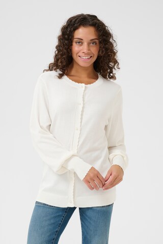 CULTURE Cardigan i hvid: forside
