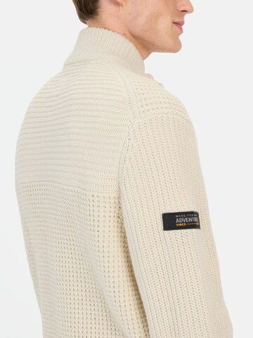 CAMEL ACTIVE Knit Cardigan in Beige