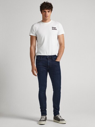 Skinny Jeans 'FINSBURY' de la Pepe Jeans pe albastru