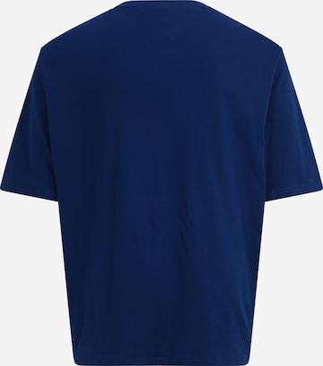 Tricou de la Tommy Hilfiger Big & Tall pe albastru