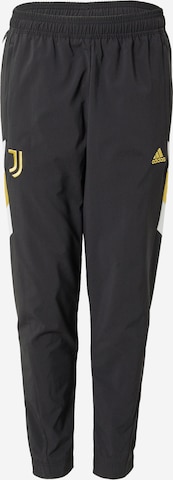 ADIDAS SPORTSWEAR Tapered Sports trousers 'Juventus' in Black: front