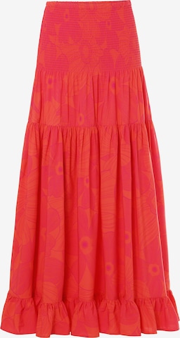 TATUUM Skirt 'EFIA' in Orange: front