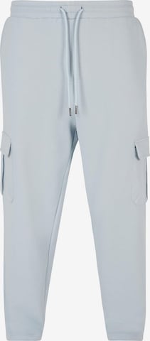 Urban Classics Loose fit Cargo Pants in Blue: front