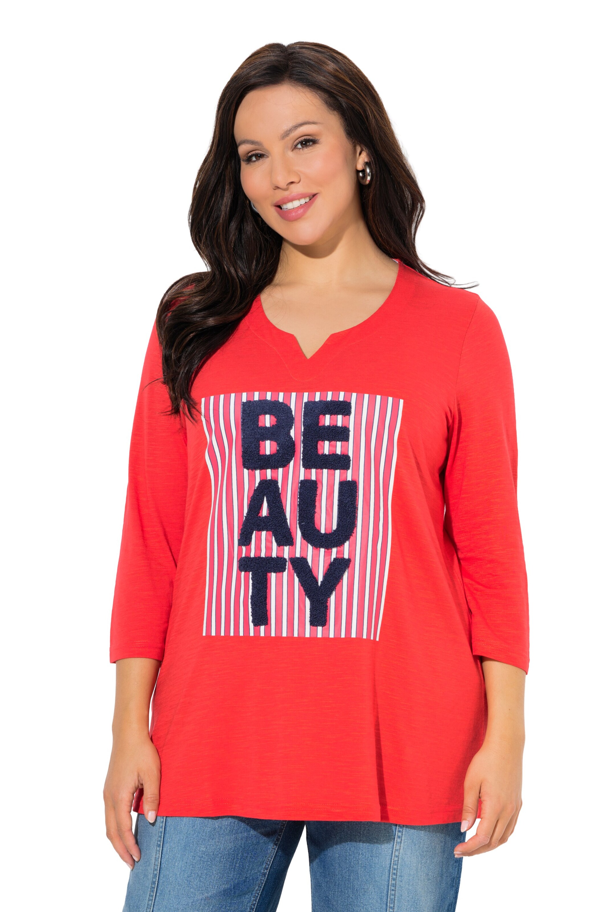 Ulla Popken Shirt in Red: front