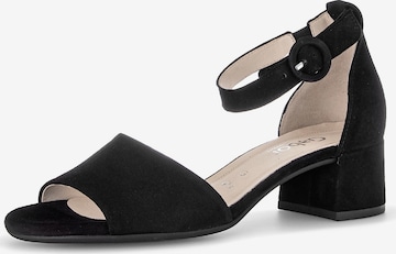GABOR Sandale in Schwarz: Vorderseite