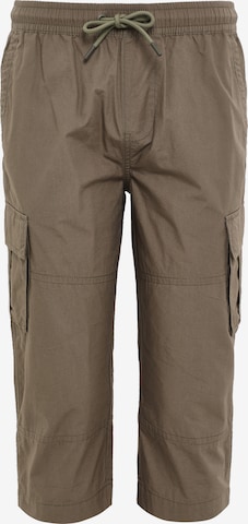 Threadbare Regular Cargobroek 'Bruce' in Groen: voorkant