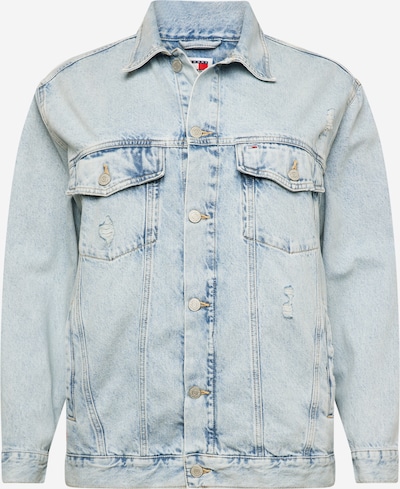 Tommy Jeans Curve Jacke in hellblau / rot / weiß, Produktansicht