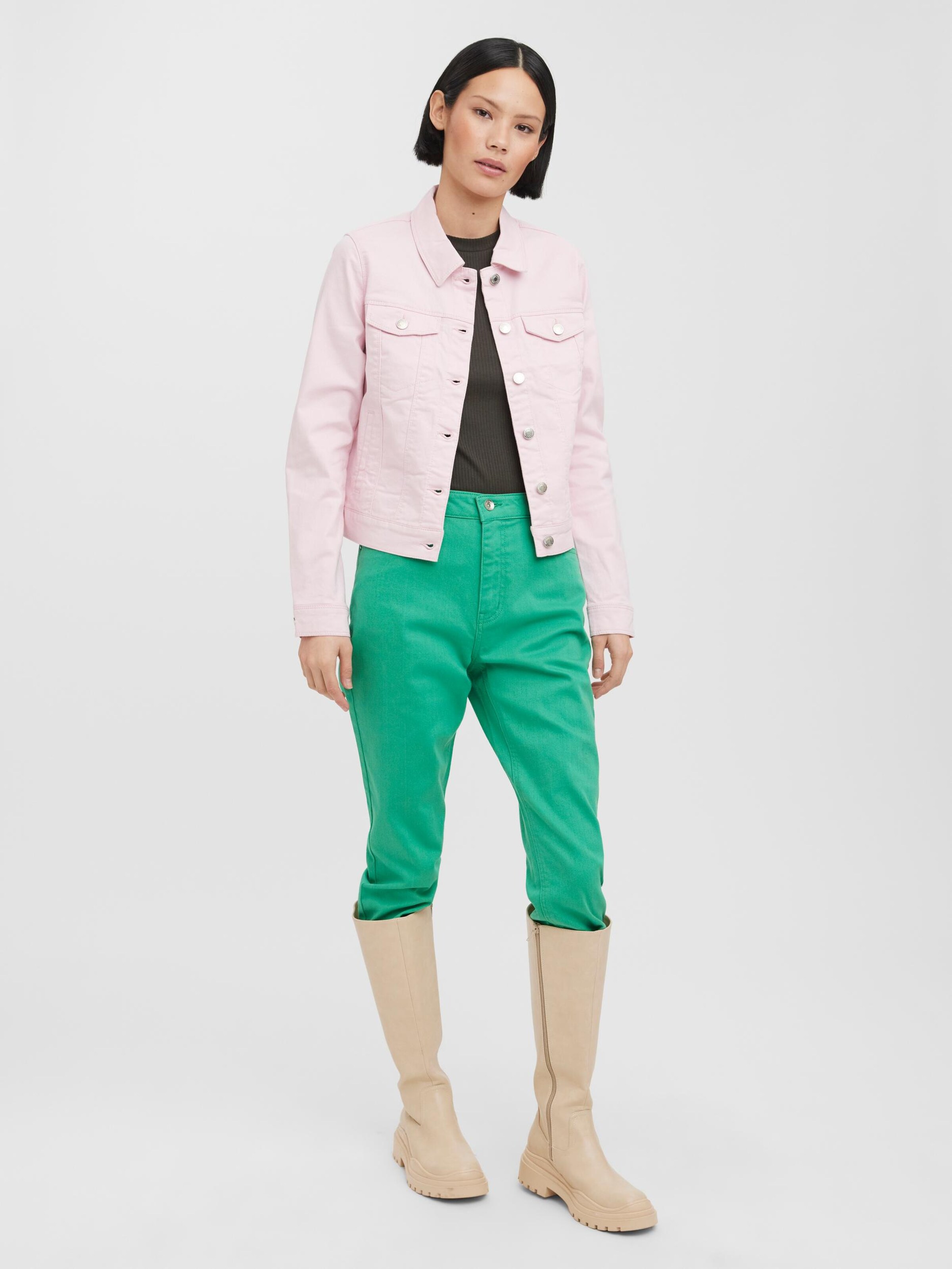 Frauen Jacken VERO MODA Jacke 'Hot Soya' in Pastellpink - WU68239 Frauen Jacken VERO MODA Jacke 'Hot Soya' in Pastellpink - WU68239