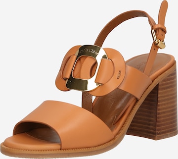 See by Chloé Sandal 'CHANY' in Brown: front