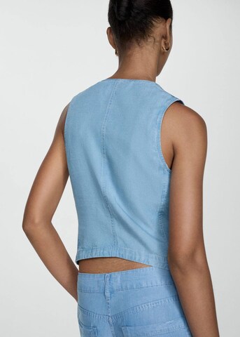 Gilet 'Luisa' MANGO en bleu