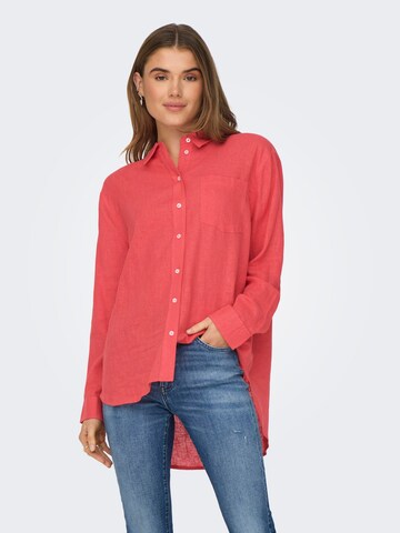 Camicia da donna 'TOKYO' di ONLY in rosso: frontale