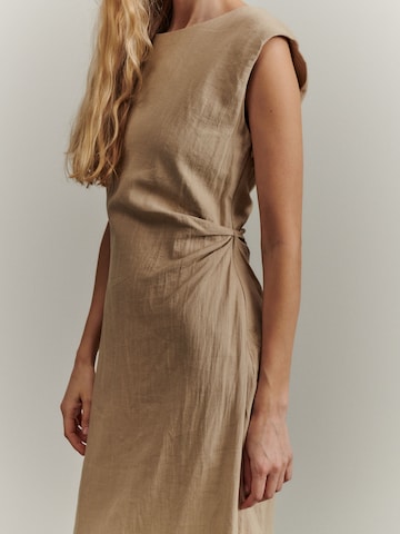 ABOUT YOU x Marie von Behrens Dress 'Maxime' in Beige