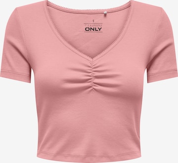 ONLY Shirt in Pink: front