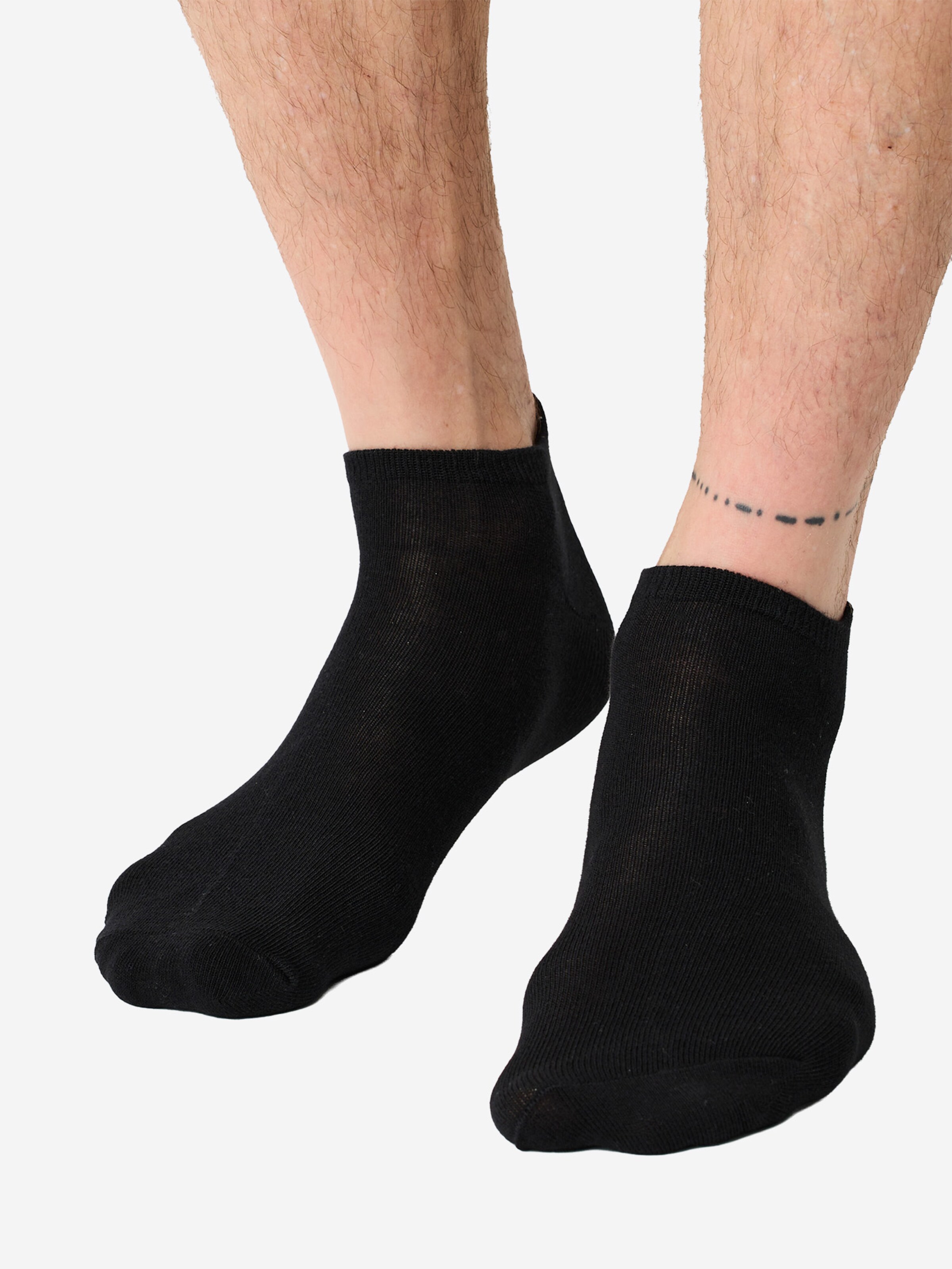 Nur Die Socks ' Baumwolle Basic Unifarben ' in Black: front
