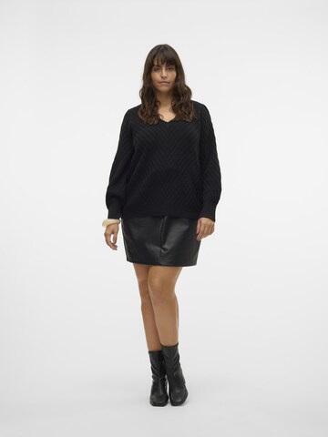 Vero Moda Curve Pullover 'STINNA' i sort